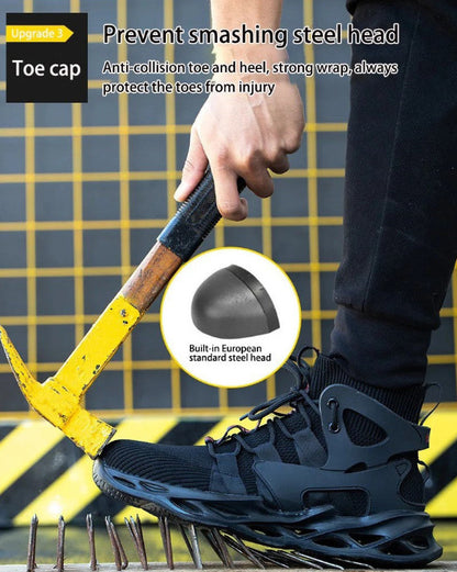Multifunctional Mens Steel Toe Work Safety Shoes | Affordable-buy