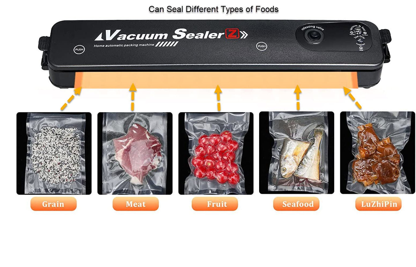 Household fully automatic vacuum packaging machine, plastic sealing machine, sealing machine