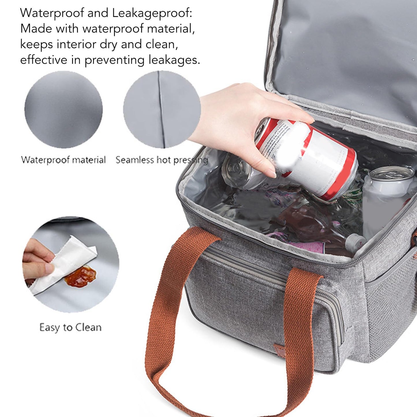 Double Layer Insulated Outdoor Picnic Bag