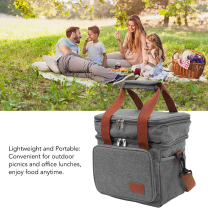 Double Layer Insulated Outdoor Picnic Bag