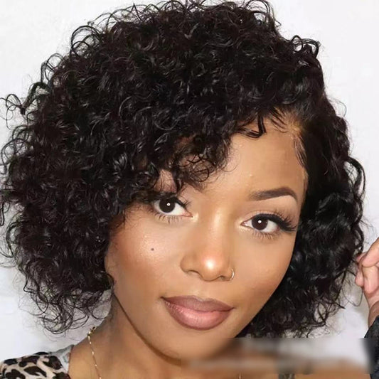 women's short curly hair wig | Affordable-buy