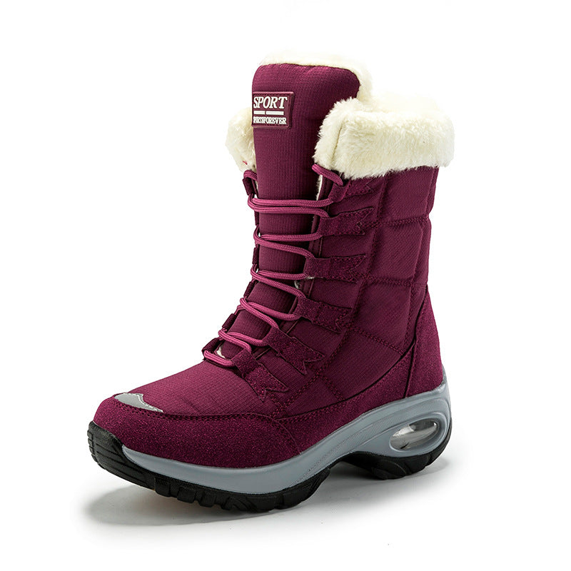 2023 Autumn and Winter New Cross border Foreign Trade Tourism Agency Large Outdoor Sports Women's Shoes Outside Snow Boots Cotton Shoes