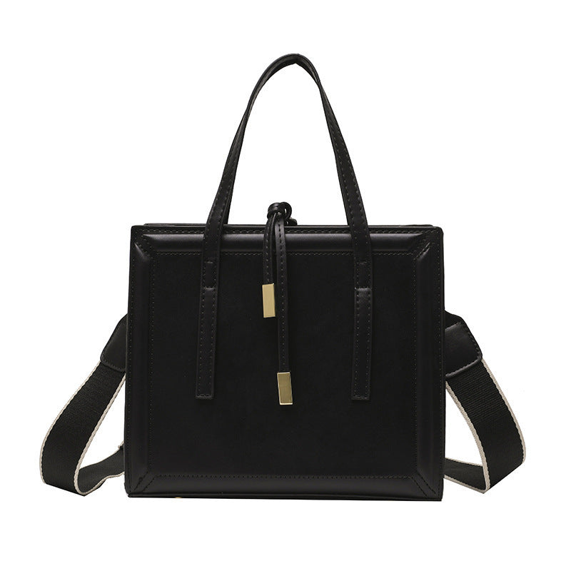 Women's Bag Wide Shoulder Strap Single Shoulder Bag Fashion Style Handbag Tote Bag Tide