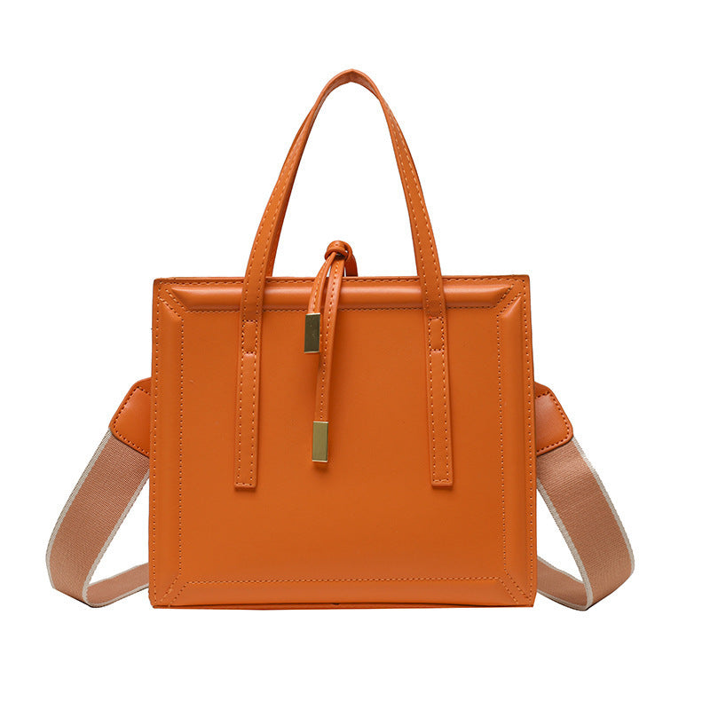 Women's Bag Wide Shoulder Strap Single Shoulder Bag Fashion Style Handbag Tote Bag Tide