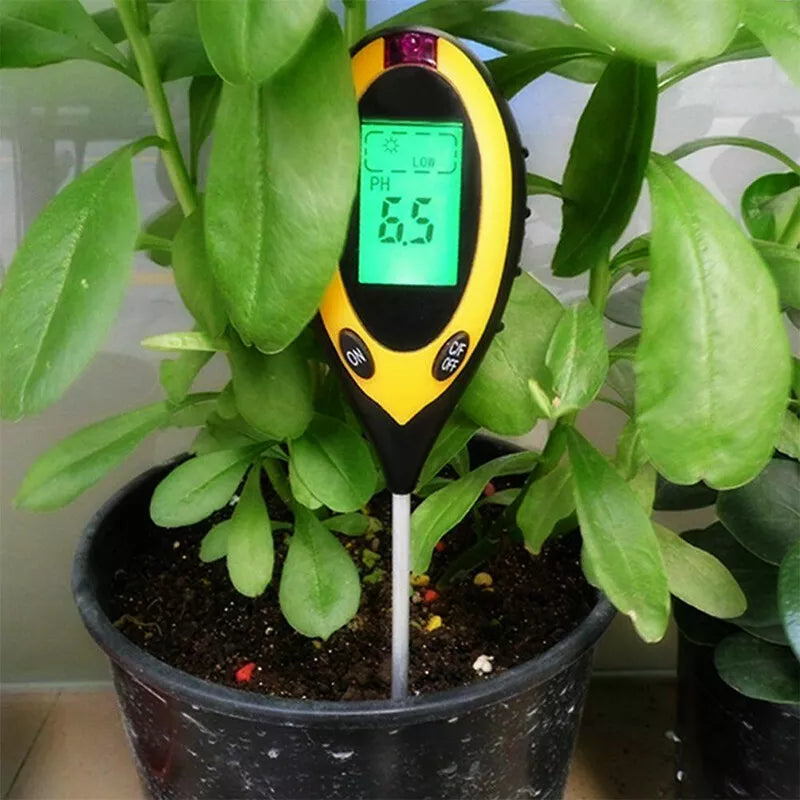 Soil Survey Instrument Light/Tempreture/Humidity/PH 4-in-1 Soil Nutrient Content Detector