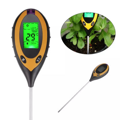 Soil Survey Instrument Light/Tempreture/Humidity/PH 4-in-1 Soil Nutrient Content Detector