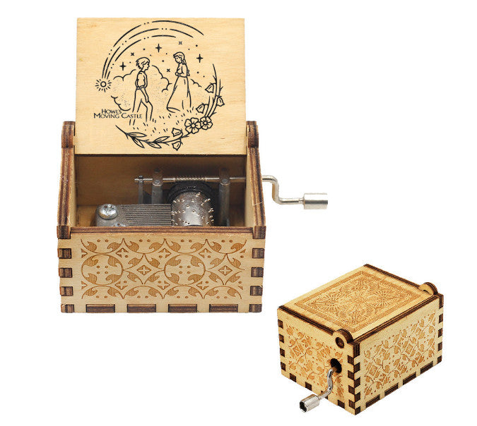 Wooden Music Box Creative Gift Hand Shake Music Box