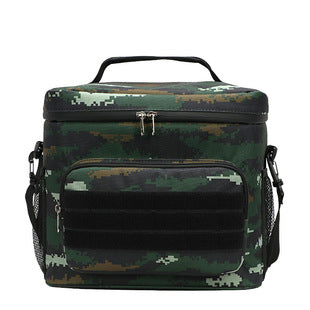 Outdoor Waterproof Camouflage Wear-resistant Oxford Cloth Portable Insulation Bag