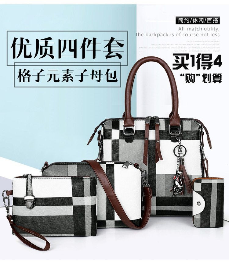 Women's Plaid Fashion Versatile Fashion Handbag