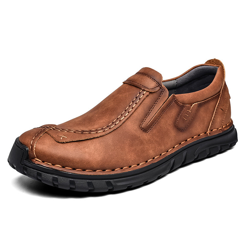 Large Men's Leather New Business Casual Leather Shoes