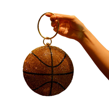 Rubber Water Drill Basketball Dinner Bag | Affordable-buy