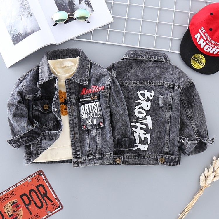 Children's Cowboy New Western style Autumn And Winter Jacket Trend