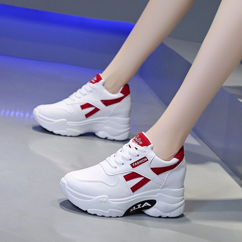 Autumn Thick Sole Slope Heel Sports Shoes