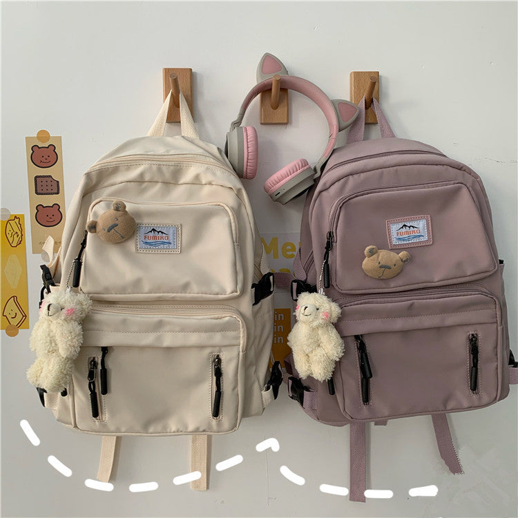 Special Backpack For Female Ins-style Students Korean Version Harajuku Ulzzang Campus Junior High School Students Backpack