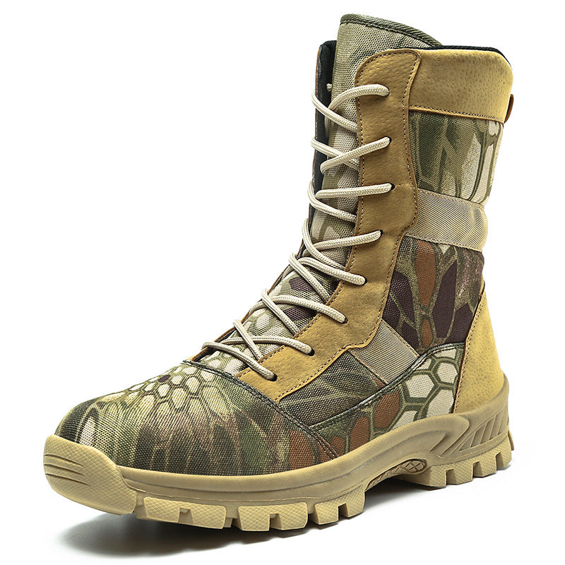 Men's British Wind Work Clothes Leisure Outdoor Tactical Camouflage Military Boots