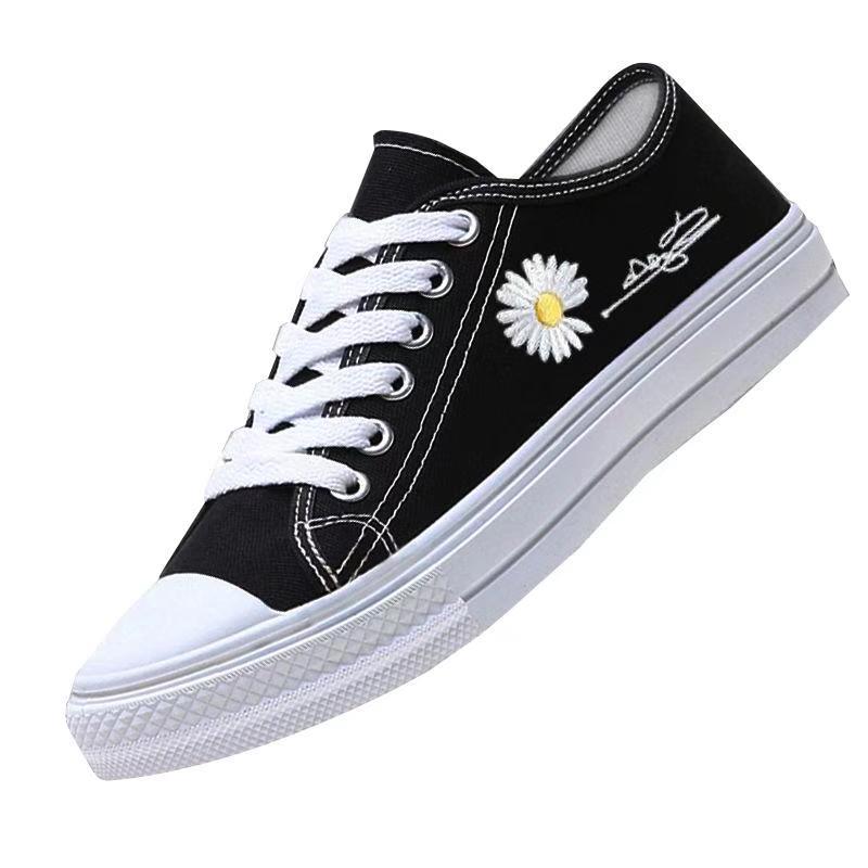Women Low Top Sneakers Casual Canvas Shoes