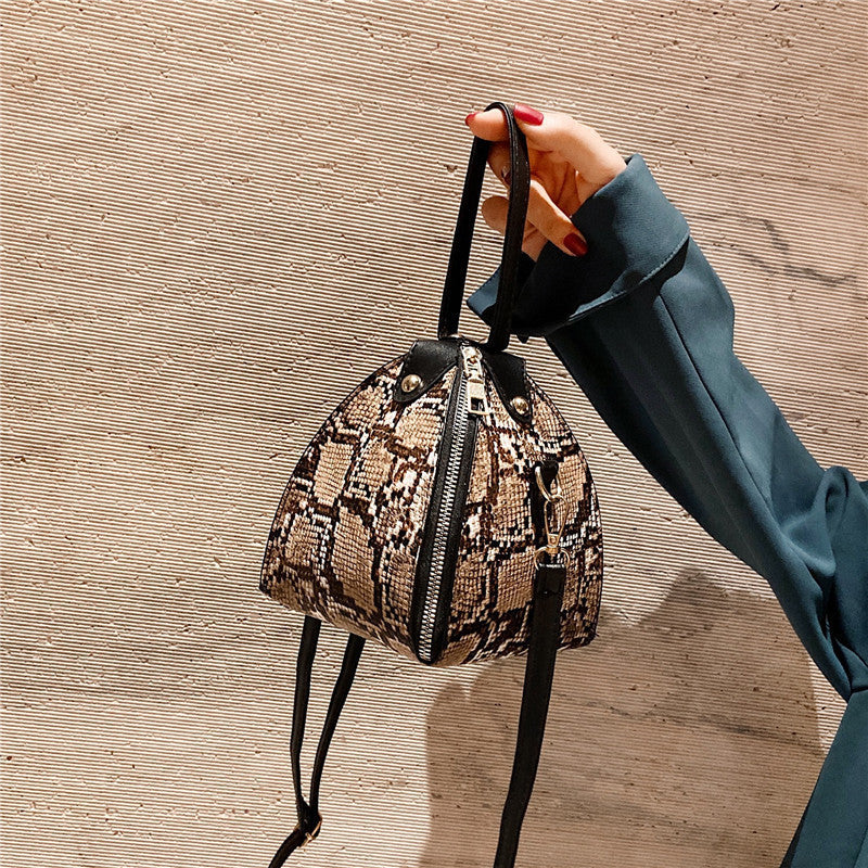 Women's New Fashion Leopard Print One Shoulder Handbag