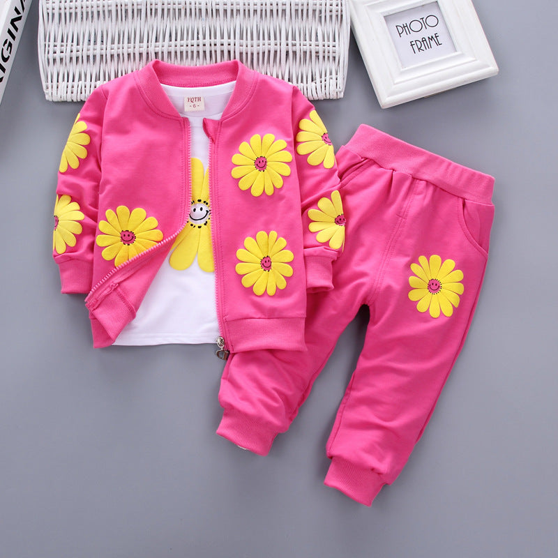 Children's Spring Fashionable Three Piece Suit