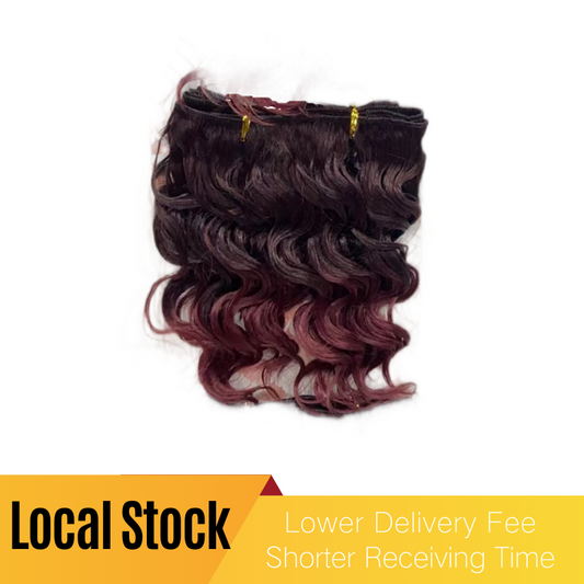 Local Stock Affordable 3PCS Deep Synthetic Hair