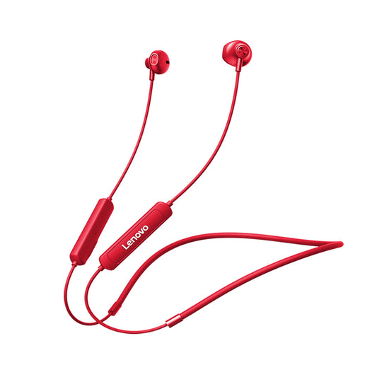 Lenovo SH1 BT Wireless Headphone Semi-in-ear Sports Earphone with Moving Coil Speaker HiFi Sound Quality Long Endurance Red