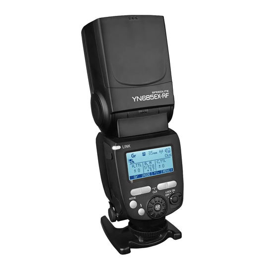 YONGNUO YN685EX-RF On-camera Flash Light Master Slave Speedlite GN60 TTL 1/8000s HSS 2s Recycle Time with 2.4G Wireless Trigger System Replacement for Sony A7 Series A6600 A6500 A6400 A99 A77