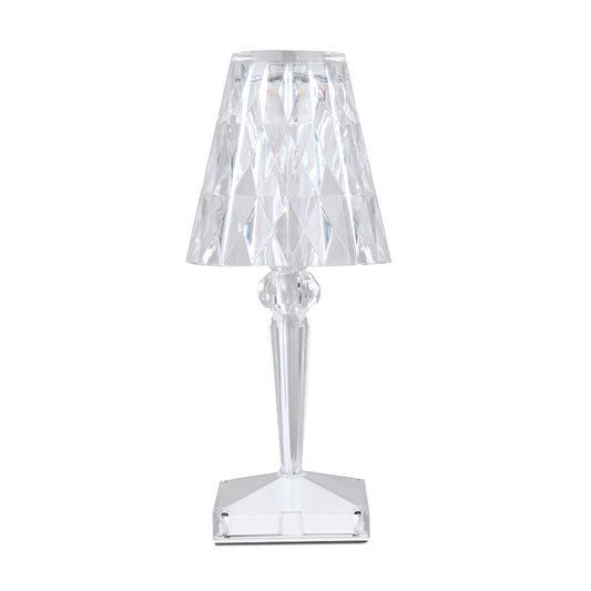 ST001 Modern Crystal Table Lamps Glam Table Lamp Dimmable Diamond Glitter Lights Decorative Desk Lamp Power by USB for Bedroom Living Room Study Room Office Bulbs Included