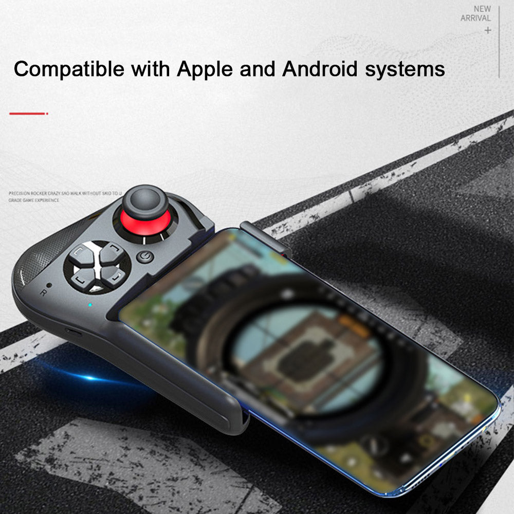 MOCUTE-059 Wireless Bluetooth Gamepad Compatible with Android IOS Phone PUBG Game Pad Rechargeable Game Handle One-handed Gamepad