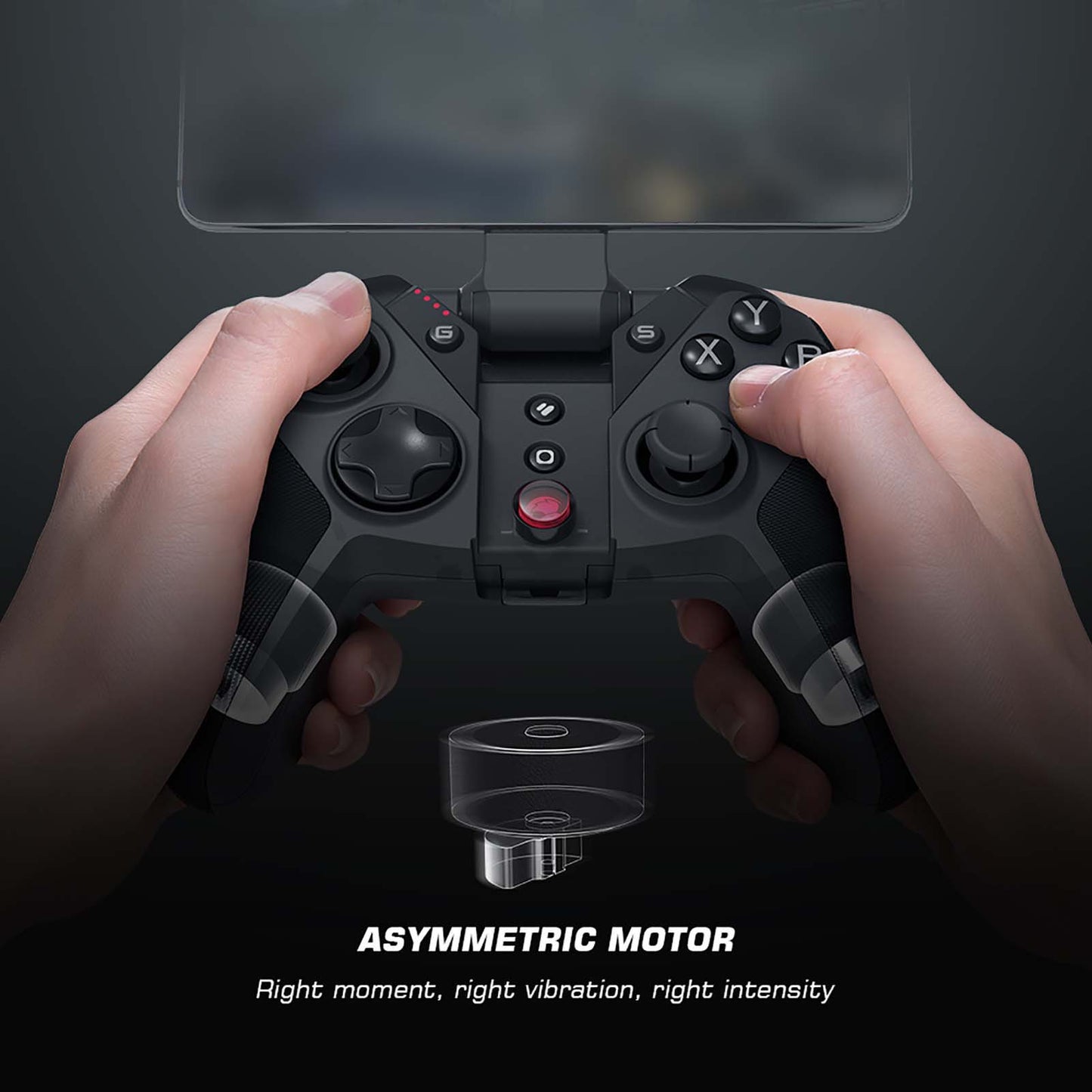 GameSir G4 Pro Multi-platform Game Controller BT 2.4GHz Wireless Gamepad Joystick for Android/iOS/PC/Switch Game Playing Toy Gift for Kids Adults