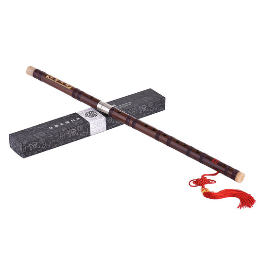 Pluggable Bitter Bamboo Flute Dizi Traditional Handmade Chinese Musical Woodwind Instrument Key of C Study Level Professional Performance