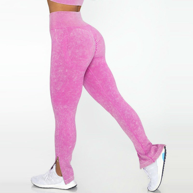 Women's Sports Shock Absorption Fitness Underwear Seamless High Waist Pants