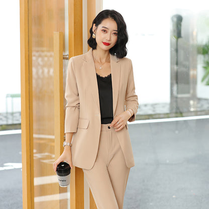 Woman's Formal Interview Long Sleeve Suit | Affordable-buy