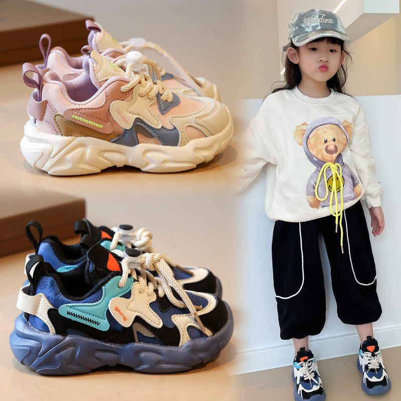 Childrens' Sports Fashion Spring And Autumn Running Trend Shoes