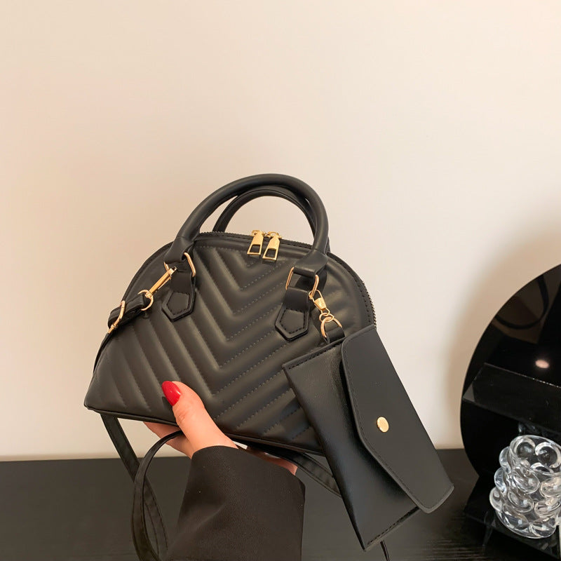 popular handbag fashion women's commuting single shoulder messenger bag Simple shell bag