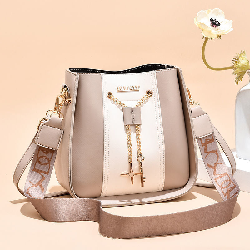 Fashion Women's Contrast Color Shoulder Bag | Affordable-buy