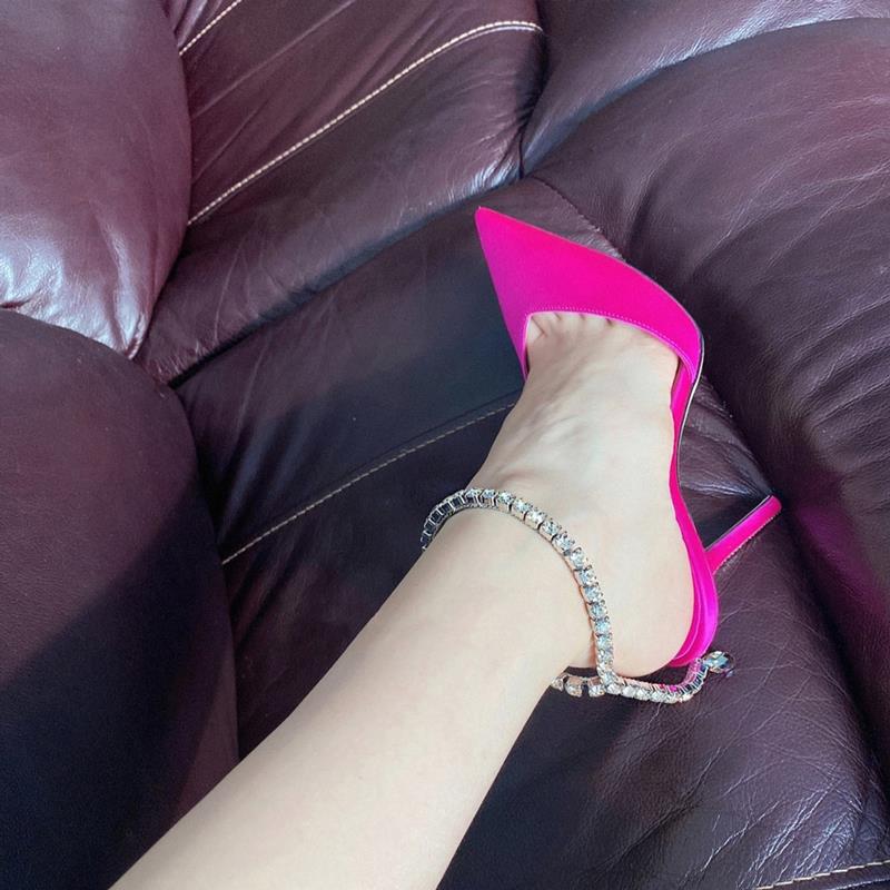 New Summer Pointed Shallow Mouth High Heel Shoes