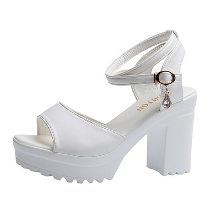 Summer High Heels Waterproof Sandals | Affordable-buy