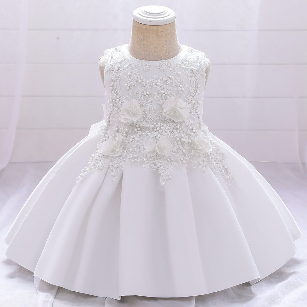 Wedding Satin Cloth Princess Dress | Affordable-buy