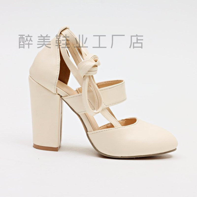 Women's High Thick European and American Shoes