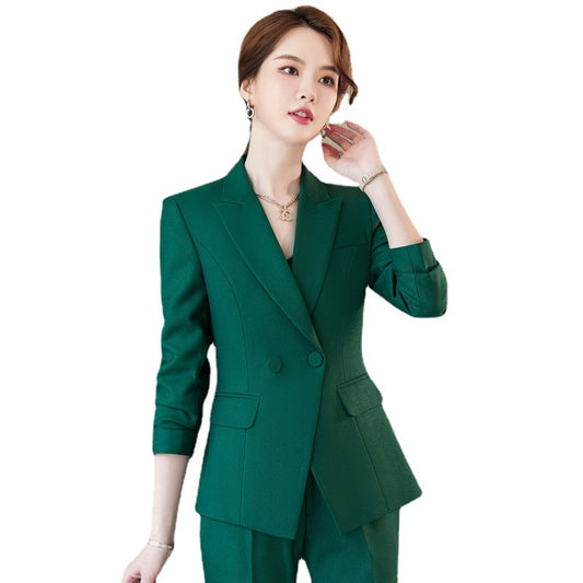 Wholesale Korean Women's Long Sleeved Professional Suit(2 pieces off 180R, 3 pieces off 360R)