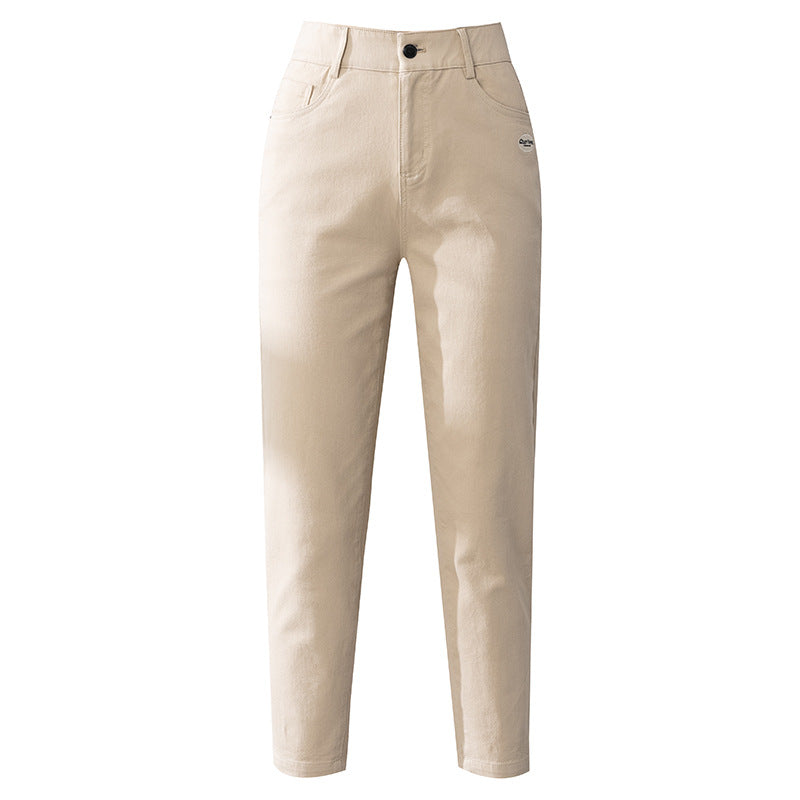 Three-proof White Jeans High-waisted Pants | Affordable-buy