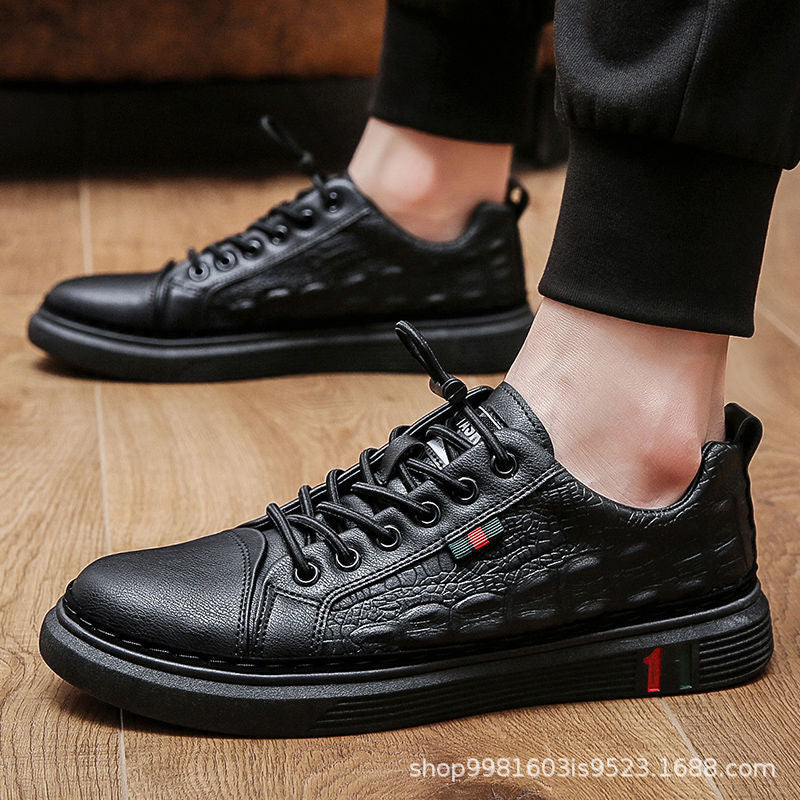 Men's Korean Style Business Leather Casual Shoes
