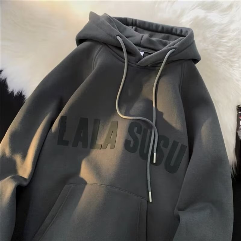 Men's Top Plush Thickened Hooded Autumn And Winter Sweater