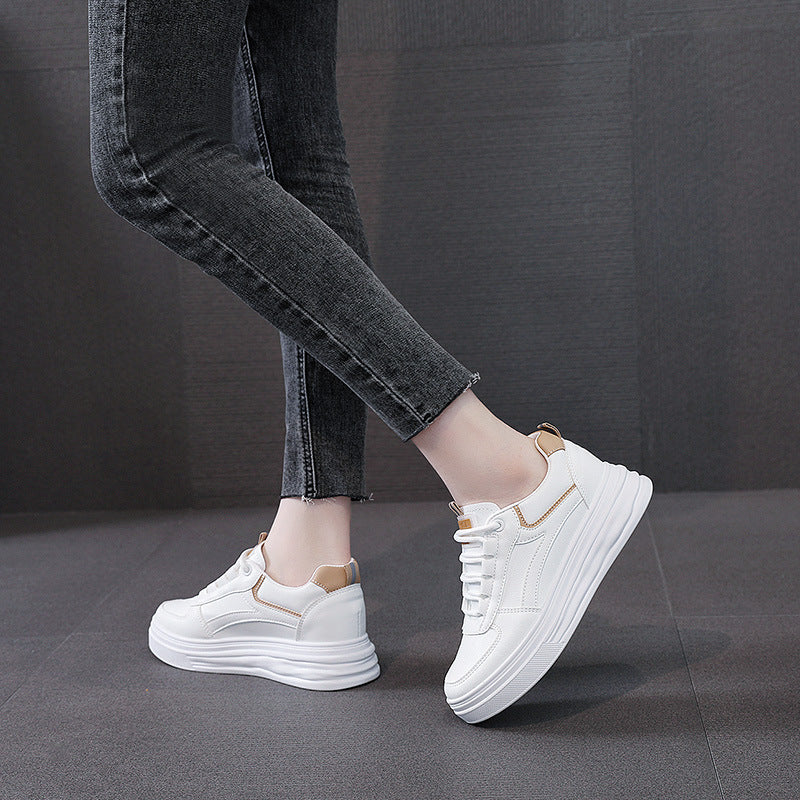 New Women's Shoes Plank Thick Soles