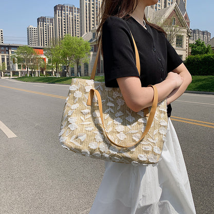 Lace Embroidery Tote Bag | Affordable-buy