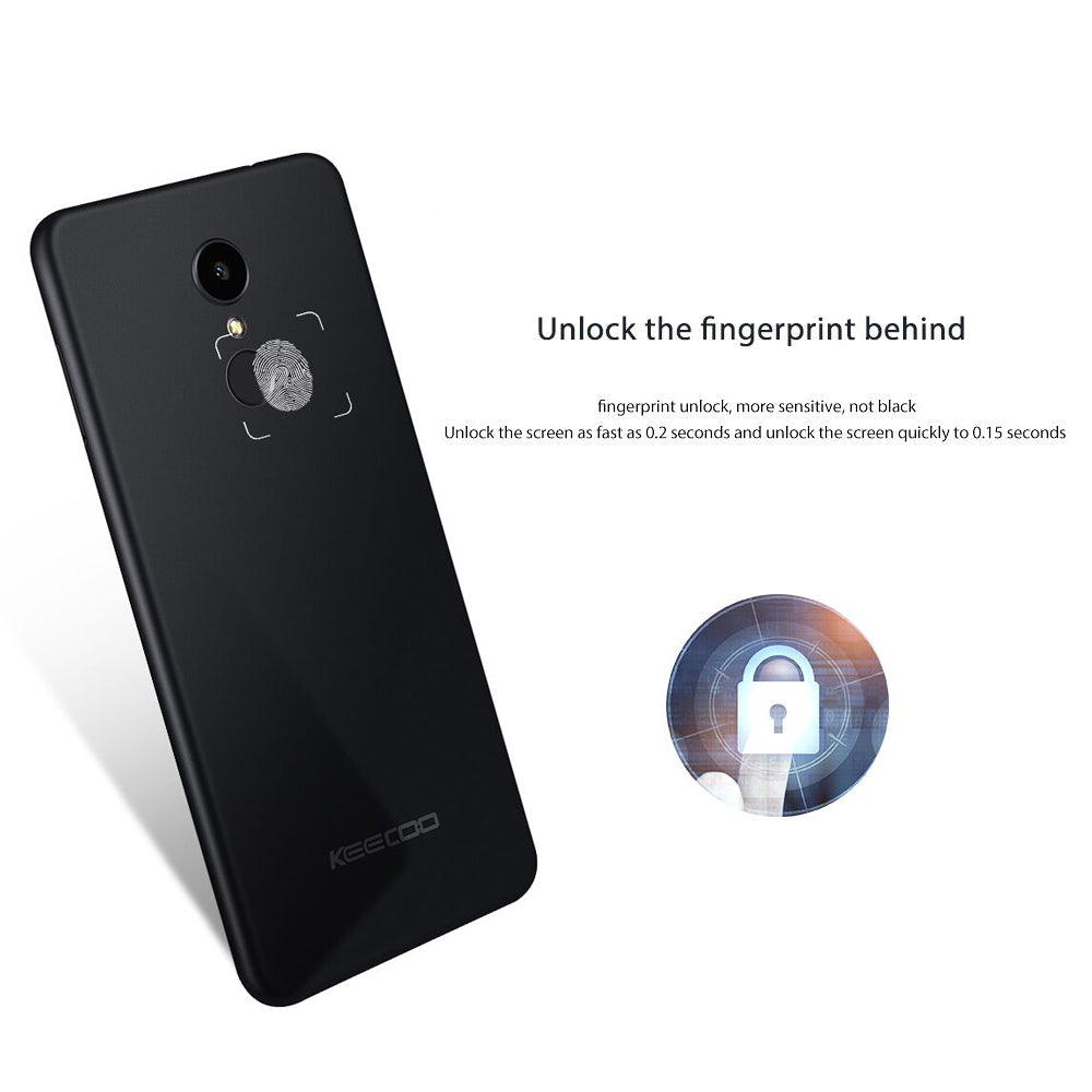 KEECOO P11 4G Mobile Phone Face Recognition 5.7-inch 18:9 Bezel-less HD+ Display MTK6737 Quad Core 2GB+16GB 8MP+5MP 3050mAh Android 7.0