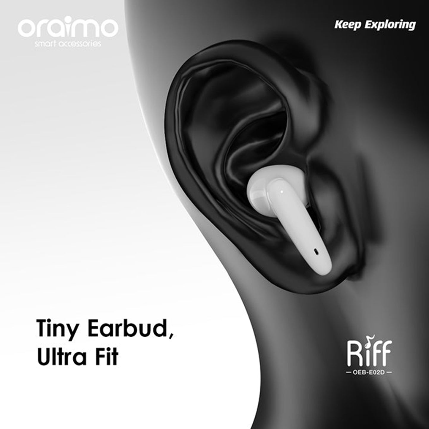 Oraimo OEB-E02D Riff TWS Bluetooth Earphone Red