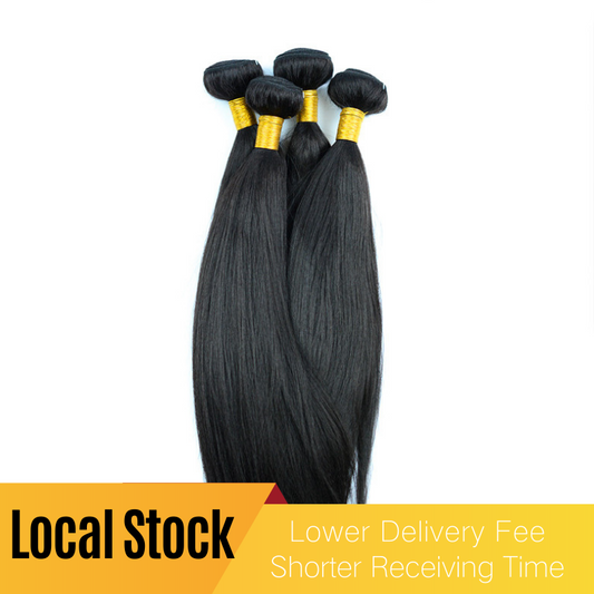 Local Stock 3PCS Affordable Heat Resistant Synthetic Fiber Hair Bundles